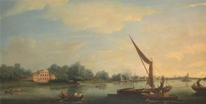 The Thames at Chelsea by Thomas Whitcombe
